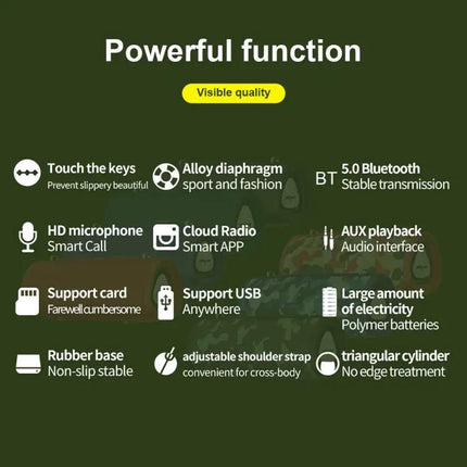 Zealot Portable Bluetooth Speaker With Carry Strap | Syndmart