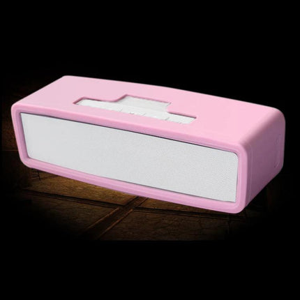 Bose SoundLink Mini Slim Silicone Carry Case For Everyday Use in pink slim protective soft-touch sleeve