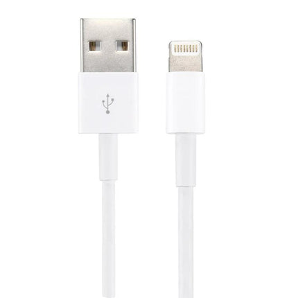 USB Cable for Charging and Syncing Devices in Daily Use - white 8-pin charging and data sync cable, lightweight and portable