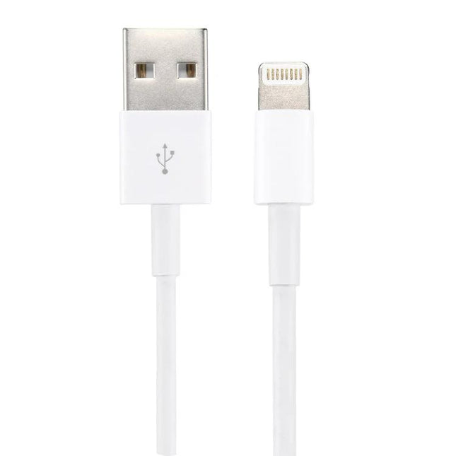 USB Cable for Charging and Syncing Devices in Daily Use - white 8-pin charging and data sync cable, lightweight and portable