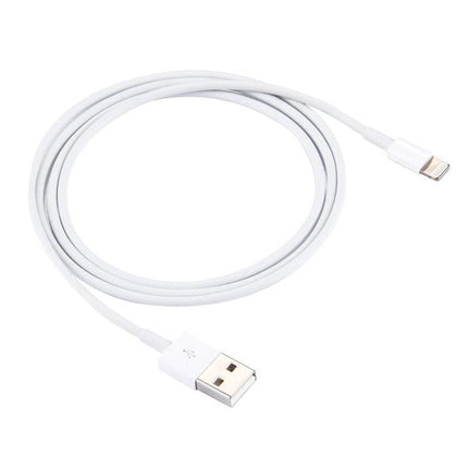 USB Cable for Charging and Syncing Devices in Daily Use - white 8-pin charging and data sync cable, lightweight portable