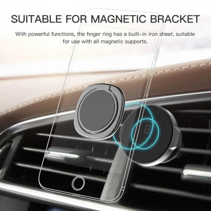 Universal Rotatable Metal Ring Holder for Smartphones