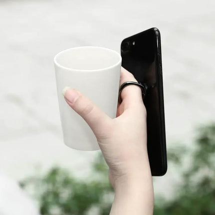 Universal Rotatable Metal Ring Holder for Smartphones