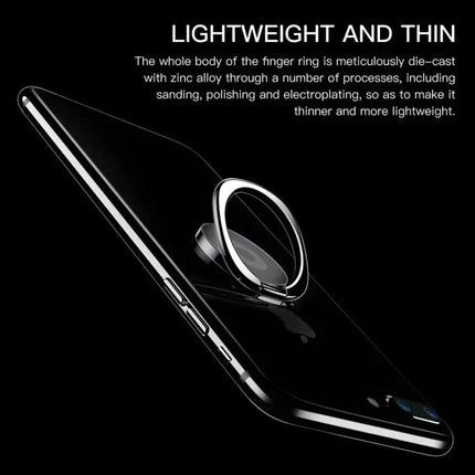 Universal Rotatable Metal Ring Holder for Smartphones
