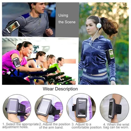 Sport Armband Case for iPhone 8 Plus and 7 Plus with Key Pocket