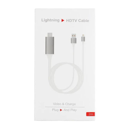 Cable for Connecting iPhone to TV and Charging During Home Viewing