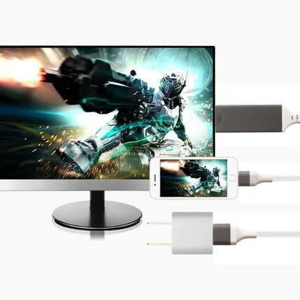 Cable for Connecting iPhone to TV and Charging During Home Viewing
