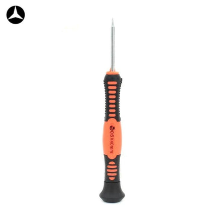 JIAFA Tri-point 0.6 Screwdriver for iPhone and Apple Watch Repair orange-black grip precision tool for small screw removal