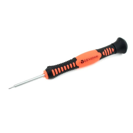 JIAFA Tri-point 0.6 Screwdriver for iPhone and Apple Watch Repair - orange black 0.6mm tri-point precision screwdriver