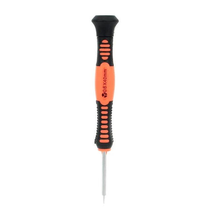 JIAFA Tri-point 0.6 Screwdriver for iPhone and Apple Watch Repair – orange/black ergonomic handle precision tri-point tool