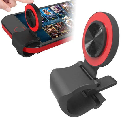 A9 Joystick Holder for Mobile Gaming During Daily Commutes attached to phone for stable grip and slip-free play on buses or trains