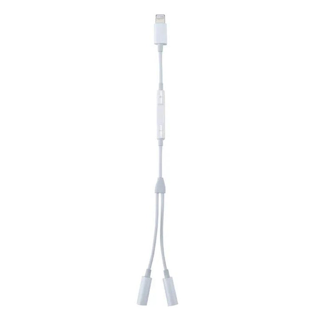 8-Pin To Dual 3.5mm Female Audio Adapter With Wire Control | Syndmart
