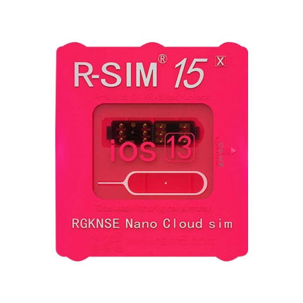 R-SIM 15 Card for iPhone Travel and Carrier Unlocking universal iPhone unlock card compatible with iOS 13 and Nano SIM