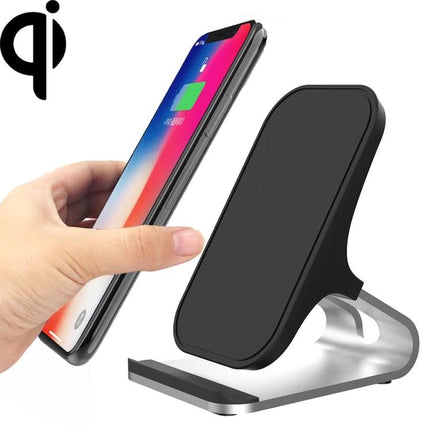 HAMTOD Charger for Daily Phone Use at Home and Travel - sleek wireless Qi stand for hands-free desk charging and easy travel top-ups