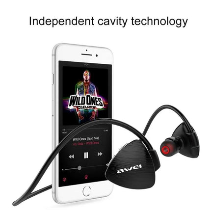 Awei Wireless Sport Headset For Running And Daily Commute rear-mounted earbuds for stable jogs