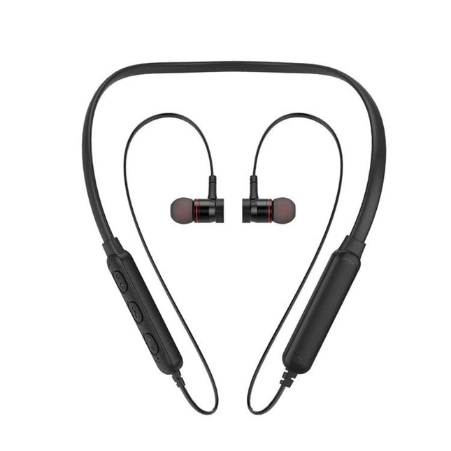Alt Tag: Awei Neckband Earphones For Running And Gym Sweat Resistant Fit flexible neckband magnetic buds microphone for active