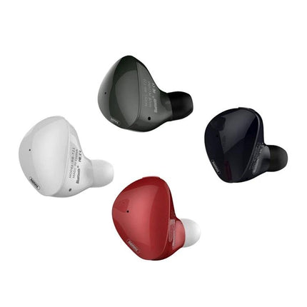 Wireless Earbuds With Secure Fit For Running And Commuting compact color options red black white green for active use