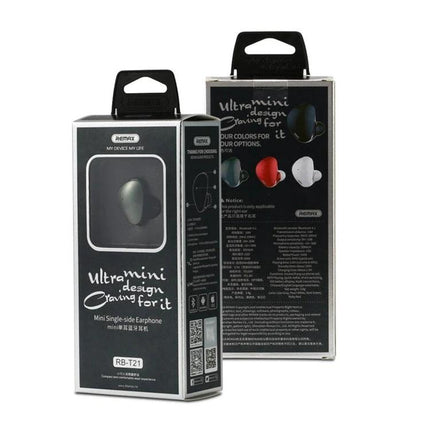 Wireless Earbuds With Secure Fit For Running And Commuting compact single-side earbud in retail packaging for commuting