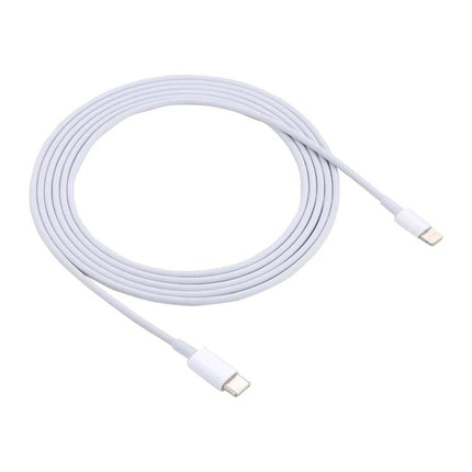 Cable for Charging Phones During Daily Commutes and Home Use - lightweight white USB charging cable coiled for travel and bedside charging