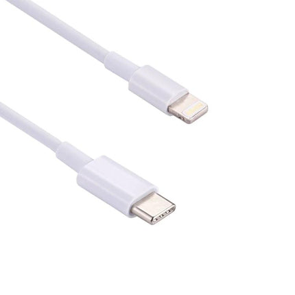 Cable for Charging Phones During Daily Commutes and Home Use — lightweight white USB-C to Lightning cable for on-the-go and bedside charging