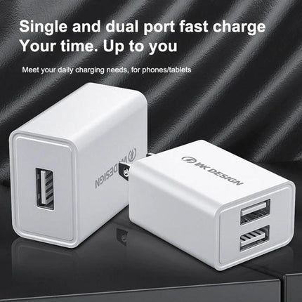 Compact Travel Charger for Daily Device Powering on the Go - white dual and single USB portable wall charger, compact design for commute use