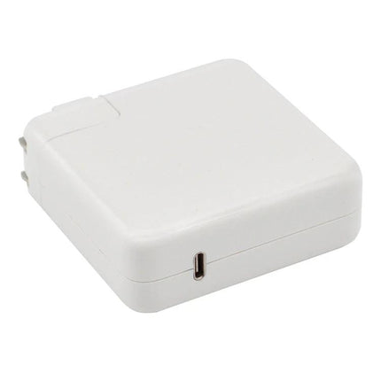 Essential Type-C Adapter for Daily Charging at Home or Travel - white compact USB-C laptop charger for MacBook A1708/A1989 with US outlet plug
