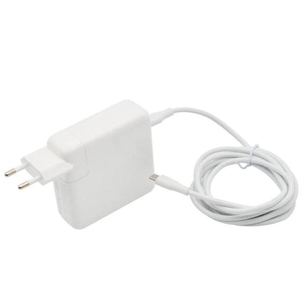 Versatile Type-C Charger for Daily Travel and Home Use - compact white Type-C wall charger with detachable cable for MacBook and travel
