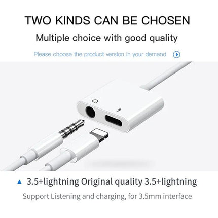 JOYROOM Lightning To 3.5mm Audio And Charge Adapter 1.2m