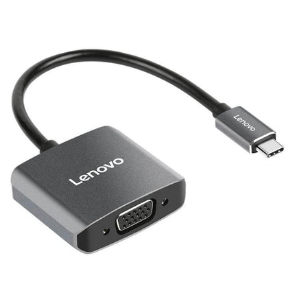 Lenovo USB-C to HDMI and VGA Adapter for Displays - compact USB-C to HDMI/VGA converter for monitor, projector, or TV