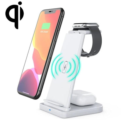 Essential charging solution for daily Apple device needs at home - 3-in-1 wireless charging station for iPhone, Apple Watch & headphones