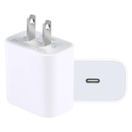 Essential USB-C Charger for Travel and Daily Use compact white PD fast charger with foldable US plug for smartphone and tablet