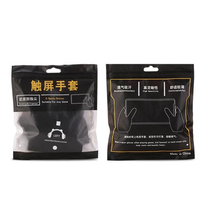 Comfortable ROCK Gloves for Everyday Gaming Sessions at Home - black silver-fiber touchscreen gaming gloves packaging