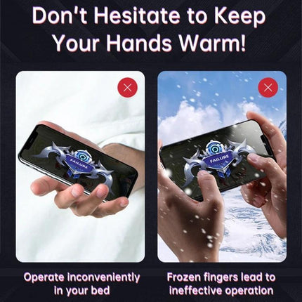 Comfortable ROCK Gloves for Everyday Gaming Sessions at Home - silver fiber gaming gloves keep hands warm, responsive, reduce sweat and accidental touches