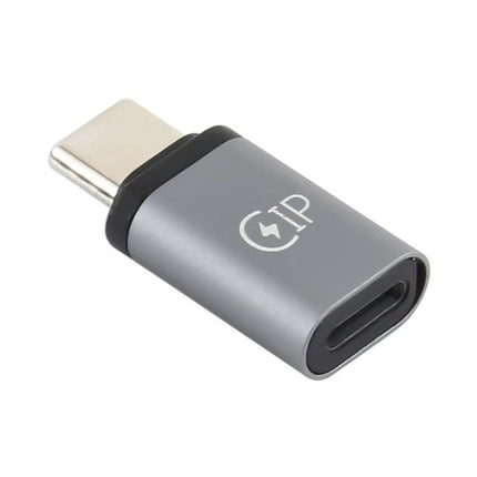 USB-C to Lightning Adapter for Everyday Device Charging — compact gray USB-C to Lightning adapter for charging iPhone and iPad on the go