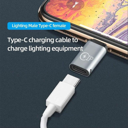 USB-C Adapter for Everyday Mobile Charging and Data Use — compact Type-C to Lightning adapter for charging and fast data transfer on the go