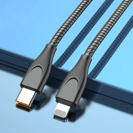 Durable USB-C to Lightning Cable for Everyday Device Charging – braided, reinforced connectors for commute and desk charging