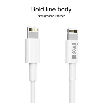 Alt Tag: IVON 2 Meter Micro USB Cable for Everyday Device Charging – white TPE 2m charging and data cable with reinforced connector