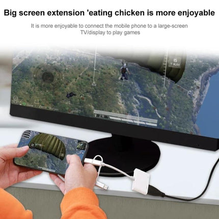 Easily Mirror Your Phone Screen to a Larger TV at Home using a wired HDMI adapter for gaming, video, photos and presentations