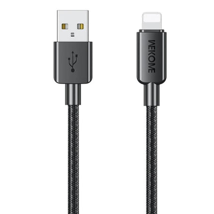 Alt Tag: WEKOME Cable for Everyday Device Charging and Connectivity - 1m nylon braided TPE cable USB to Lightning, 2.4A fast charge and 480MB/s data transfer