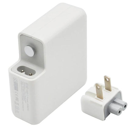Power Adapter for Daily Charging and Travel Essentials — compact 15-inch Pro notebook charger with detachable travel plug