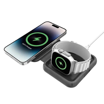 Momax UD30 Q.Mag Go 2-in-1 Foldable MagSafe Charger