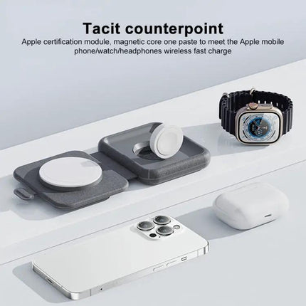 Momax UD30 Q.Mag Go 2-in-1 Foldable MagSafe Charger