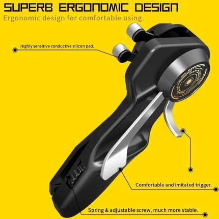 MeMo Six-Finger Controller for Everyday Tablet Gaming Sessions ergonomic six-finger tablet gaming trigger accessory