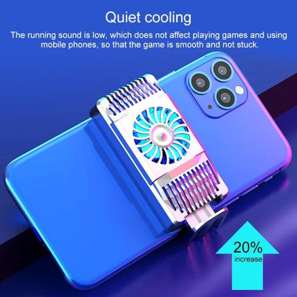 Compact Phone Cooling Bracket for Daily Use and Travel - clip-on quiet cooling fan for smartphones during gaming, video calls, and travel
