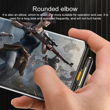 ROCK M3 Cable for Daily Phone Charging and Gaming Use showing T-shaped rounded elbow connector plugged into phone during gaming