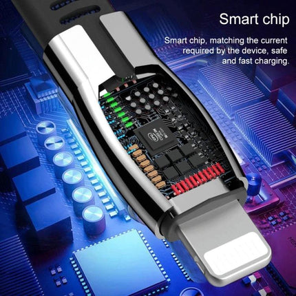 WK USB Cable for Daily Phone Charging and Data Syncing showing braided cable, exposed smart chip and durable connector for reliable charging and data transfer