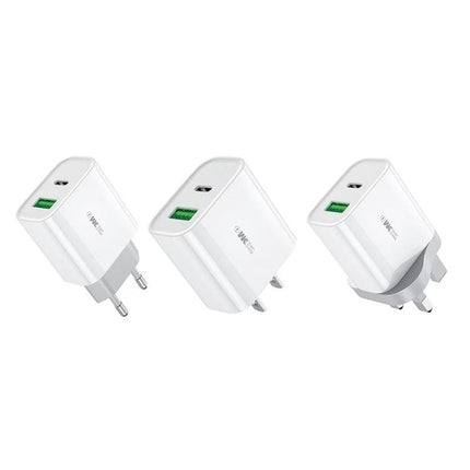 A Portable USB-C Charger for Your Everyday Device Needs - compact white USB-C wall charger for travel, pocket-friendly power on the go