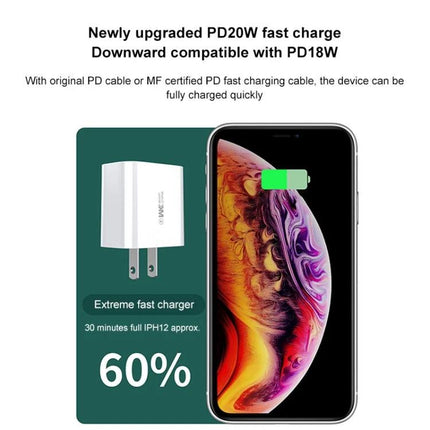 A Portable USB-C Charger for Your Everyday Device Needs - compact PD20W fast charger powering smartphone on the go