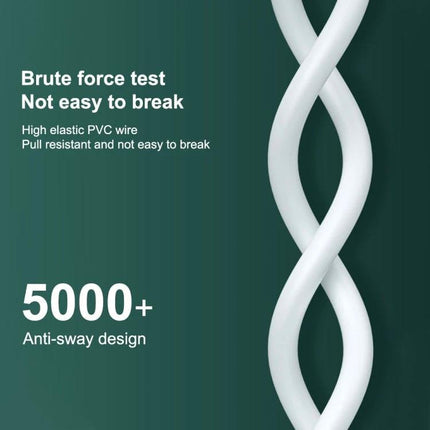 WK Charging Cable for Everyday Device Syncing and Charging showing durable anti-sway PVC design and 5000+ pull resistance