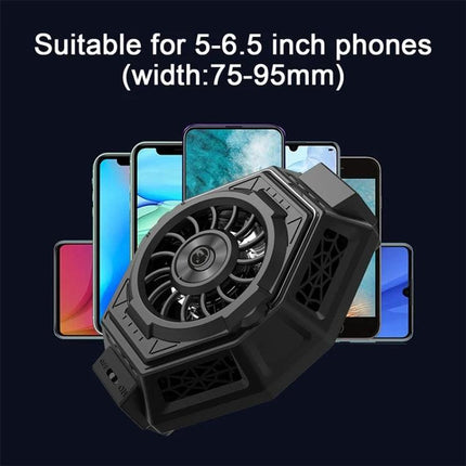 Essential Phone Cooler for Gaming and Streaming Sessions - compact active cooler for 5–6.5 inch phones to prevent overheating during long play